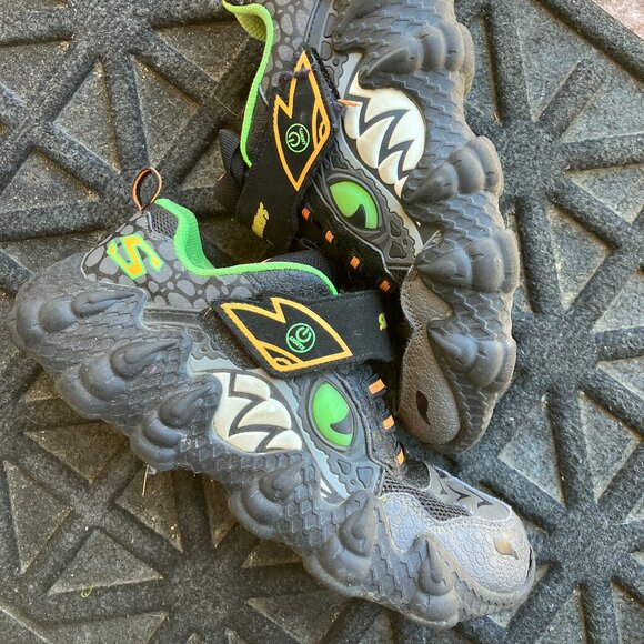 Skechers Skech-O-Saurus Lights Rapid-D Sneakers - Picture 1 of 8